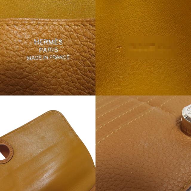 エルメス 長財布（小銭入れなし） ドゴンロング シルバー金具