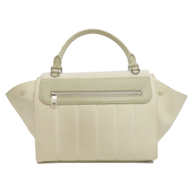 CELINE セリーヌ トラペーズ 2WAY ハンドバッグ キャンバス レディース 