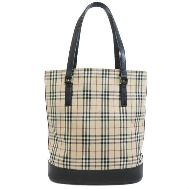 BURBERRY バーバリー ノバチェック トートバッグ キャンバス レディース
