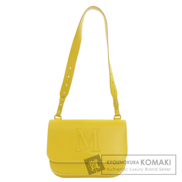 MAX MARA マックスマーラ ロゴ ショルダーバッグ レザー レディース 
