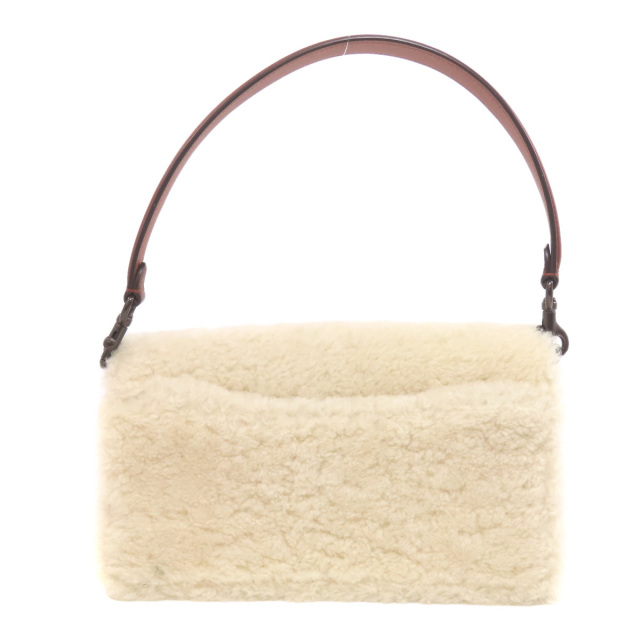 COACH コーチ 79341 ムートン 2WAY ハンドバッグ レザー/ムートン 