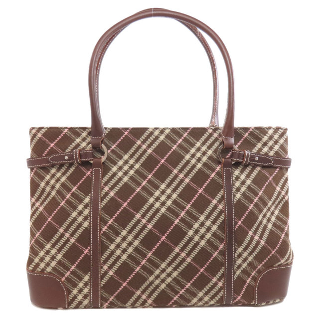 BURBERRY バーバリー ブルーレーベル チェック柄 トートバッグ 
