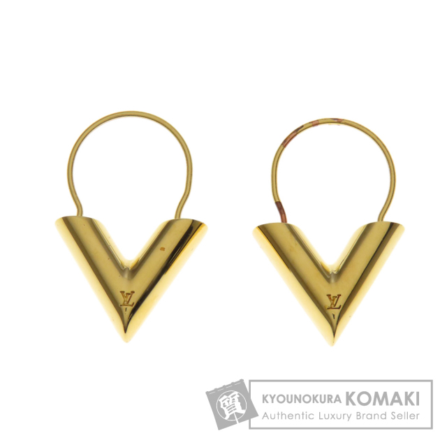 LOUIS VUITTON ルイヴィトン M61088 エセンシャルV ピアス 金属製  