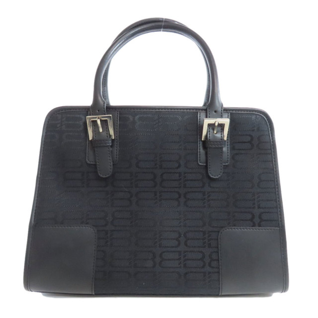 BALENCIAGA バレンシアガ BB 総柄 ハンドバッグ キャンバス レディース