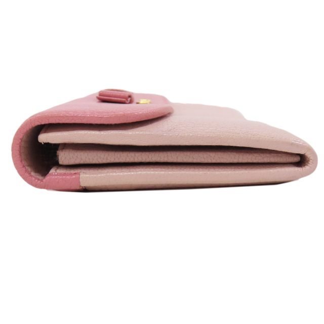 MIUMIU ミュウミュウ ロゴ リボン 長財布（小銭入れあり） レザー  