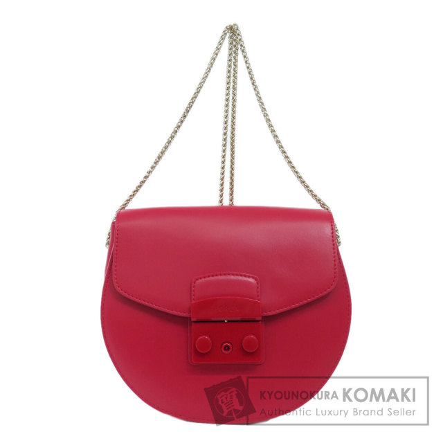 Furla フルラ チェーンショルダー ショルダーバッグ レザー レディース  
