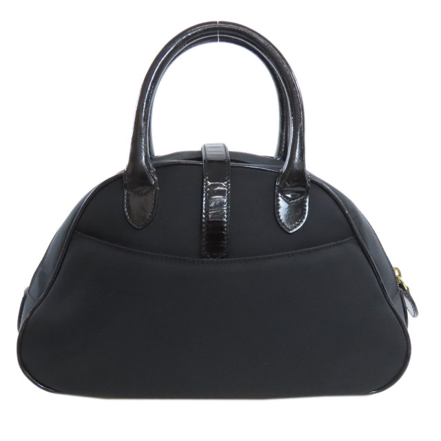 CHRISTIAN DIOR クリスチャンディオール ロゴ ハンドバッグ ナイロン 