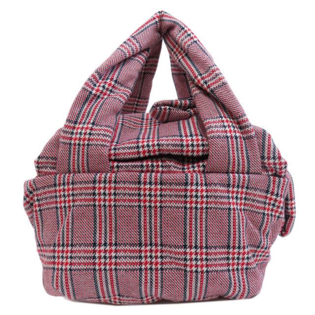 SEE BY CHLOE シーバイクロエ チェック柄 ハンドバッグ コットン  