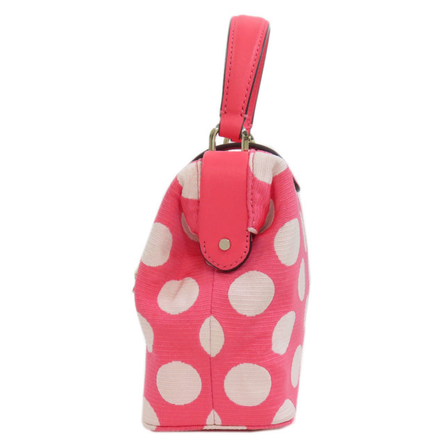 kate spade ケイトスペード ドット柄 2WAY ハンドバッグ キャンバス 