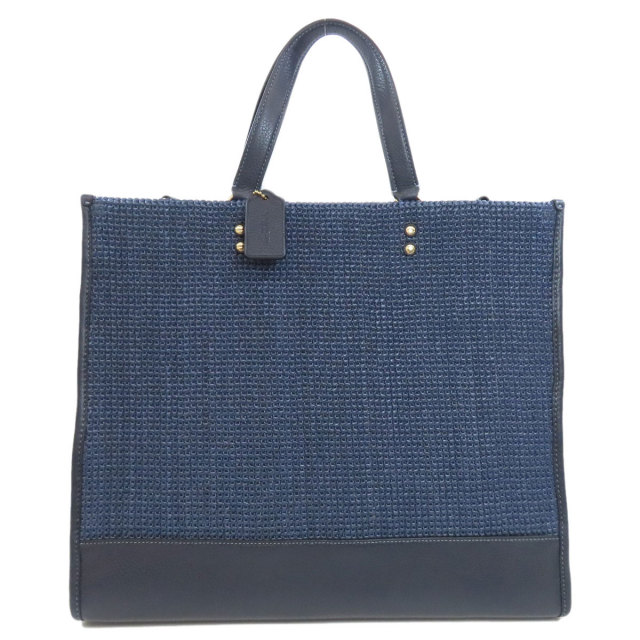 COACH コーチ CA593 デンプシー 2WAY トートバッグ ストロー レディース