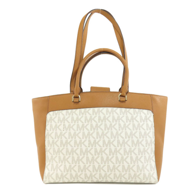 MICHAEL KORS マイケルコース PVC トートバッグ バイカラー 肩掛 MICHAEL MICHAEL KORS マイケルマイケルコース MKシグネチャー