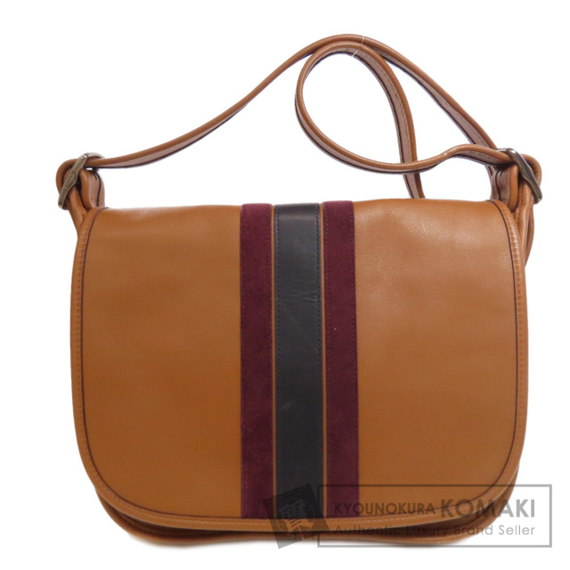 COACH コーチ メッセンジャーバッグ ヘリテージ レザー ブラウン