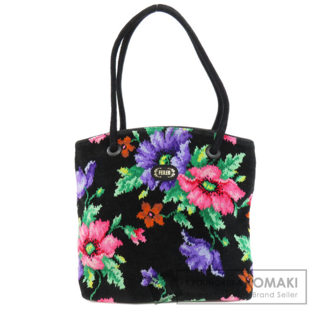 FEILER フェイラー フラワーモチーフ トートバッグ パイル レディース  