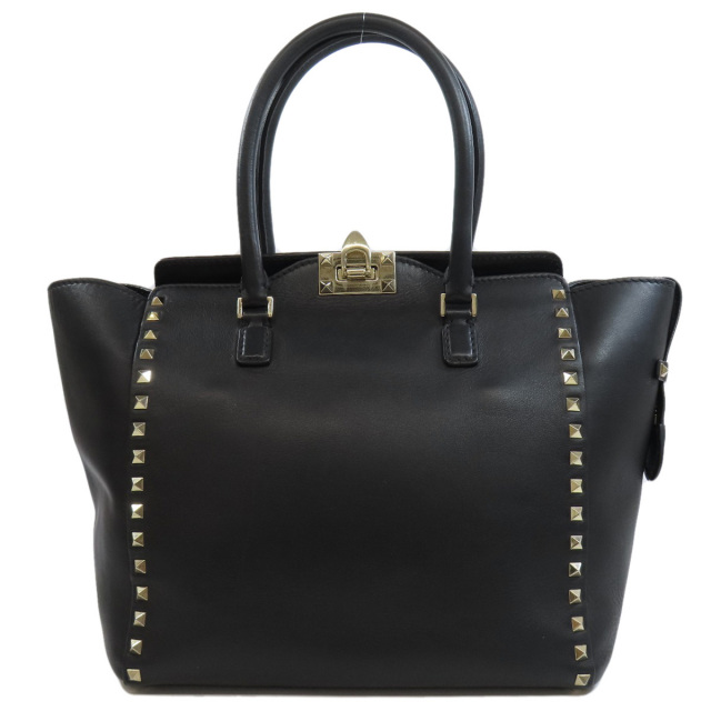 VALENTINO ヴァレンティノ スタッズ 2WAY ハンドバッグ レザー レディース