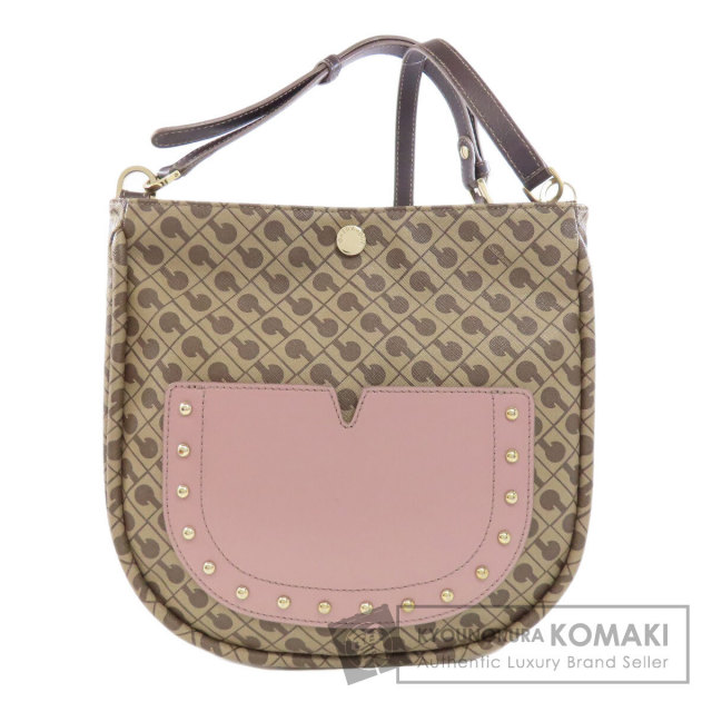 GHERARDINI ゲラルディーニ ロゴモチーフ ショルダーバッグ PVC  