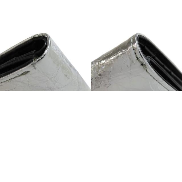 MaisonMargiela メゾン・マルジェラ メタリック 二つ折り財布（小銭  