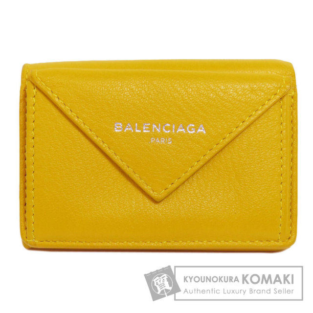 バレンシアガ 二つ折り財布（小銭入れあり） ペーパー ミニウォレット