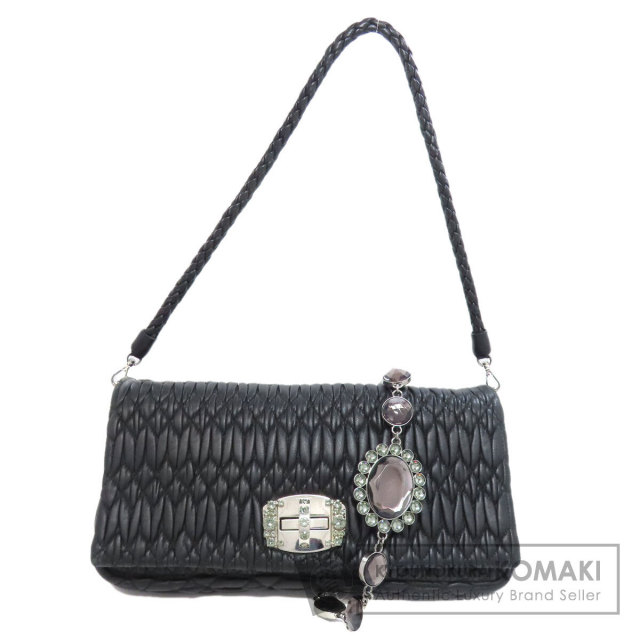 MIUMIU ミュウミュウ マテラッセ ビジュー 2WAY ショルダーバッグ  