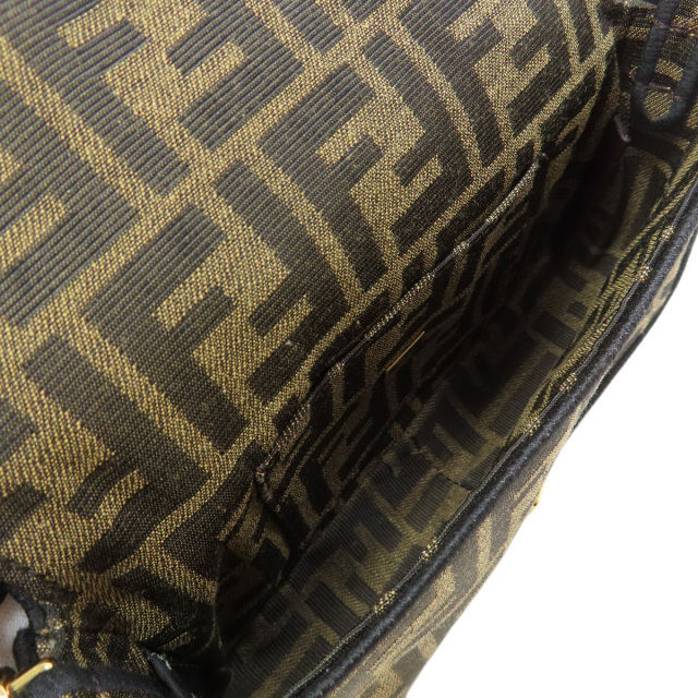 FENDI フェンディ ズッカ柄 2WAY ショルダーバッグ キャンバス  