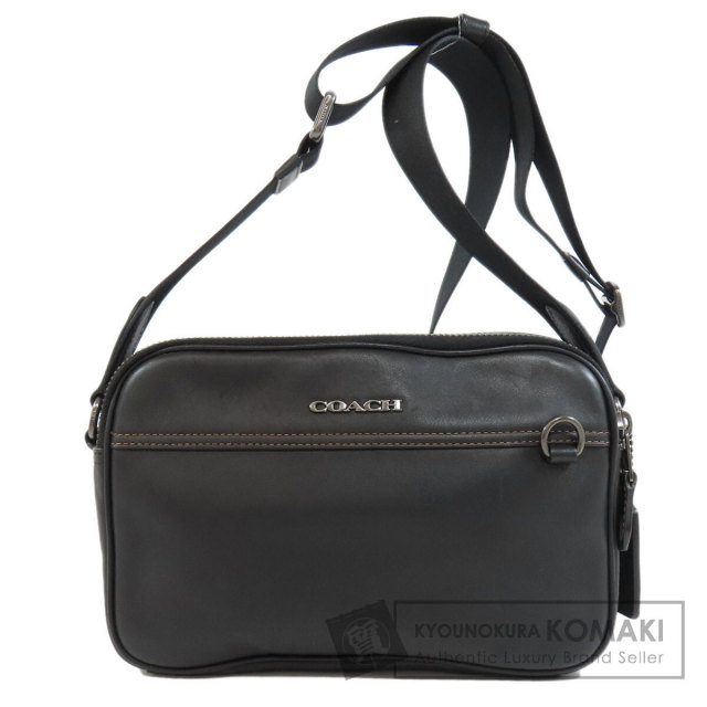 COACH コーチ C4148 ロゴ ショルダーバッグ レザー メンズ