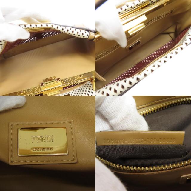 フェンディ ハンドバッグ ピーカブー パンチング 2WAY