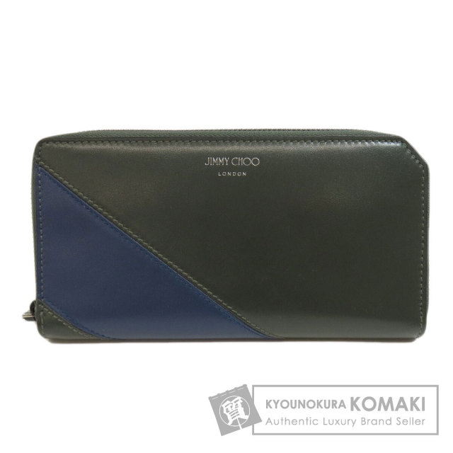 Jimmy Choo ジミーチュウ エンボス 長財布（小銭入れあり） カーフ  