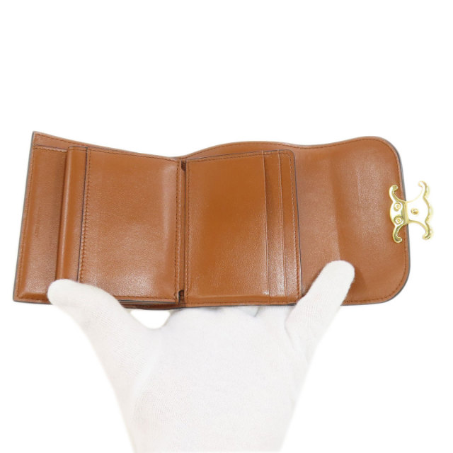 CELINE セリーヌ トリオンフ 二つ折り財布（小銭入れあり） キャンバス  