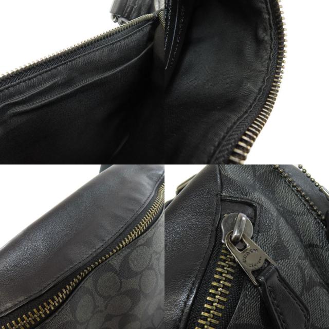 【美品】COACH F78777 ボディバッグ シグネチャー PVC レザー COACH 並行輸入 コーチ ウエストバッグ ボディバッグ