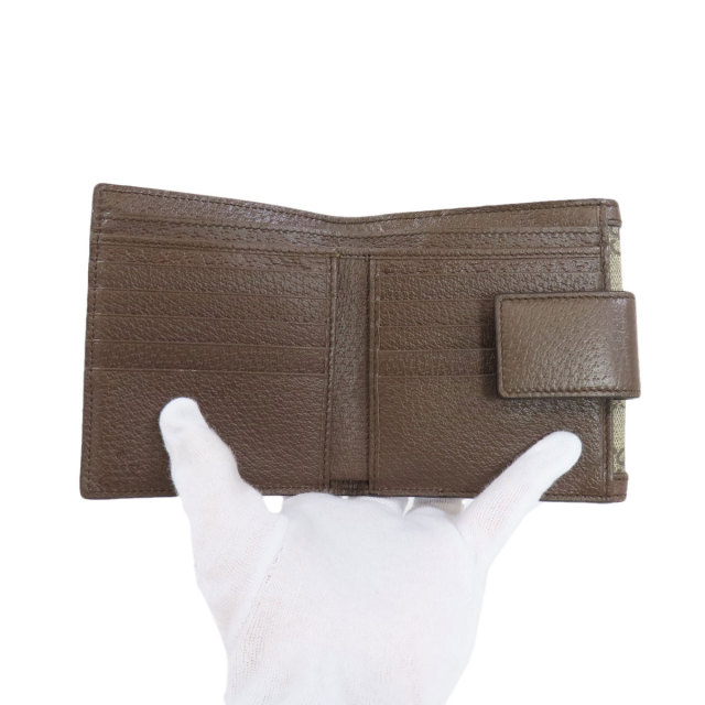 GUCCI グッチ 523173 オフィディア GG フレンチフラップウォレット 二 