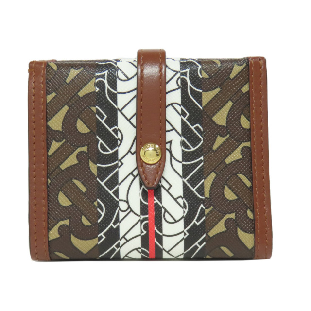 BURBERRY バーバリー Bロゴ 二つ折り財布（小銭入れあり） レザー  