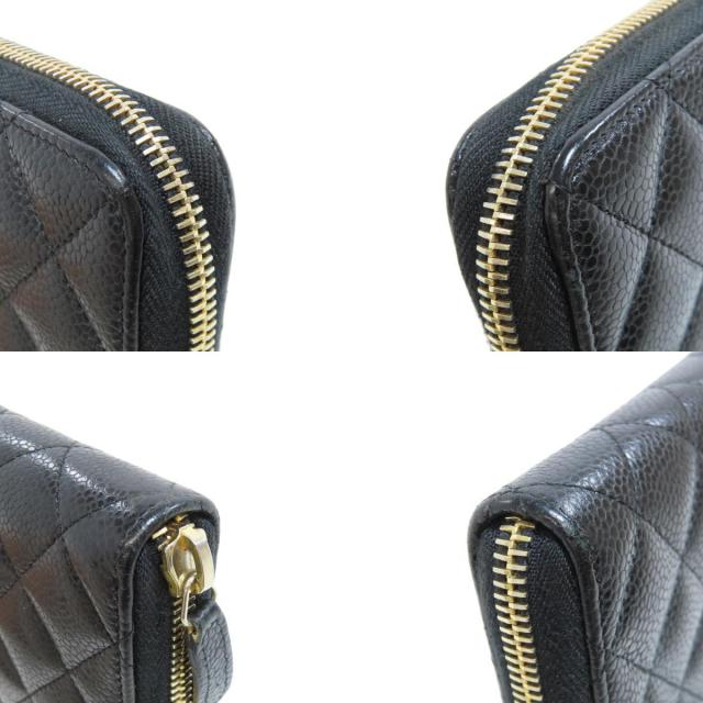 シャネル 長財布（小銭入れあり） マトラッセ ココマーク ゴールド金具