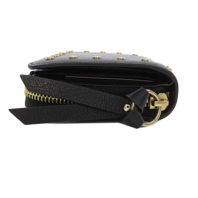 Jimmy Choo ジミーチュウ スタッズ 二つ折り財布（小銭入れあり 