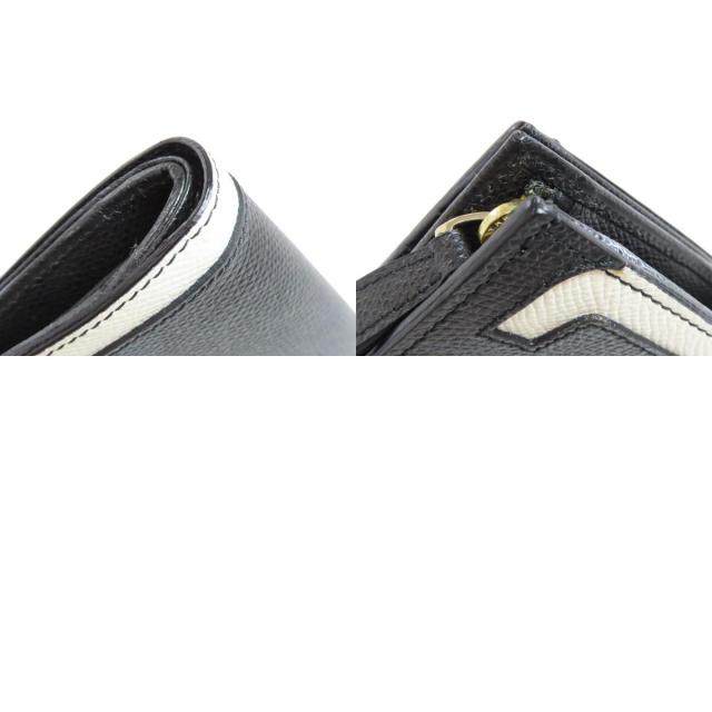 VALENTINO バレンティノ ロゴ 二つ折り財布（小銭入れあり） レザー  