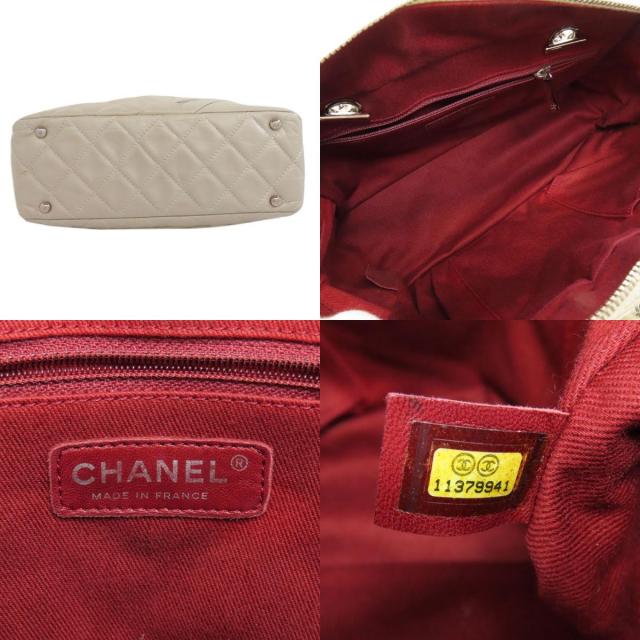 シャネル ショルダーバッグ カンボンライン シルバー金具