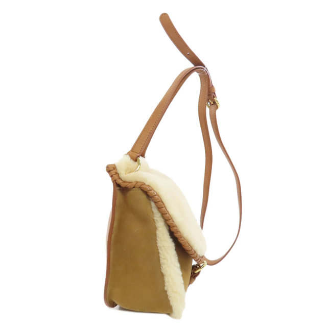 UGG アグ ボアバッグ ショルダーバッグ スウェード レディース 