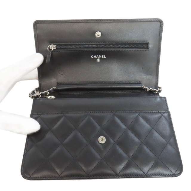CHANEL シャネル カンボンライン チェーンウォレット ショルダーバッグ 