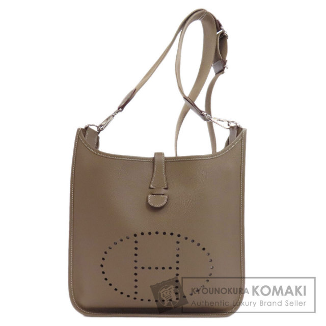 HERMES エルメス エブリン3PM エトープ シルバー金具 ショルダーバッグ  