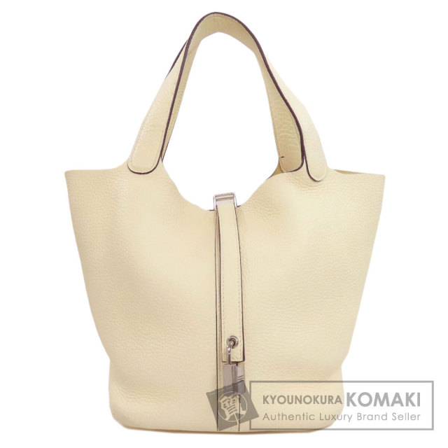 エルメス ピコタン MMサイズ ナタ/シルバー金具 エルメス ピコタンロックMM トリヨンクレマンス ナタ シルバー