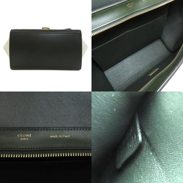 CELINE セリーヌ トラペーズ 2WAY ハンドバッグ レザー レディース 
