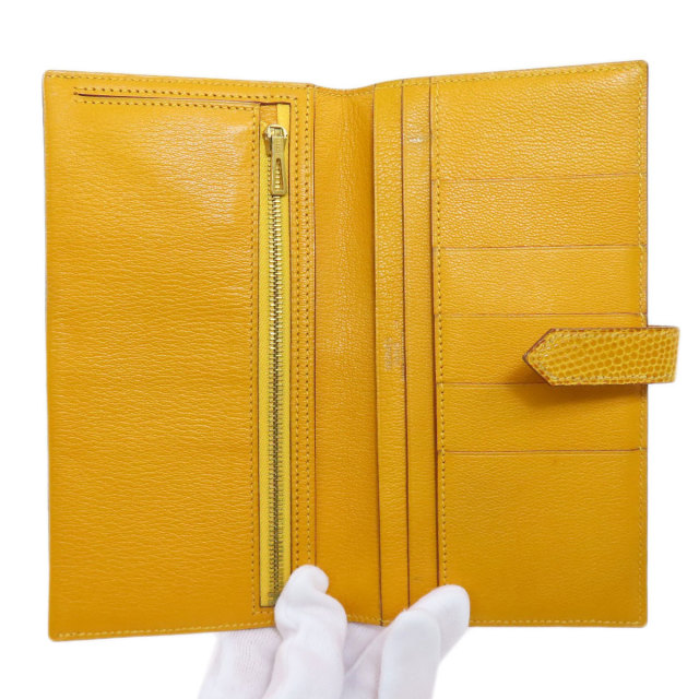 HERMES エルメス ベアンクラシック ゴールド金具 長財布（小銭入れあり  