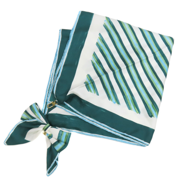 LOUIS VUITTON◇スカーフ/シルク/マルチカラー/総柄/レディース/MR0198  