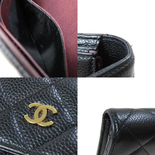 CHANEL シャネル マトラッセ ココマーク ゴールド金具 長財布（小銭  