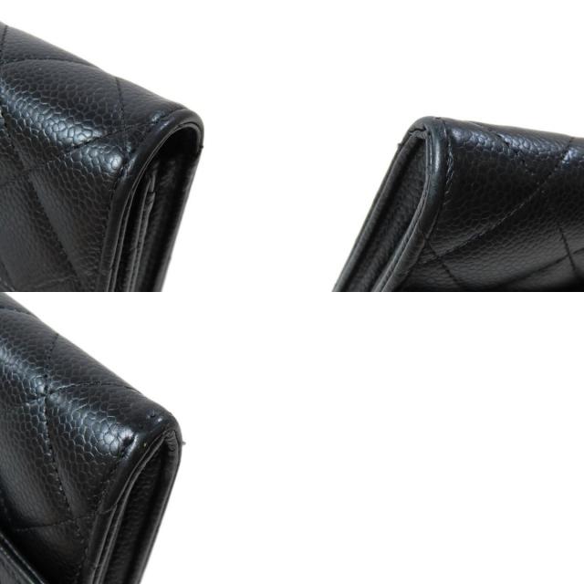 CHANEL シャネル マトラッセ ココマーク ゴールド金具 長財布（小銭  