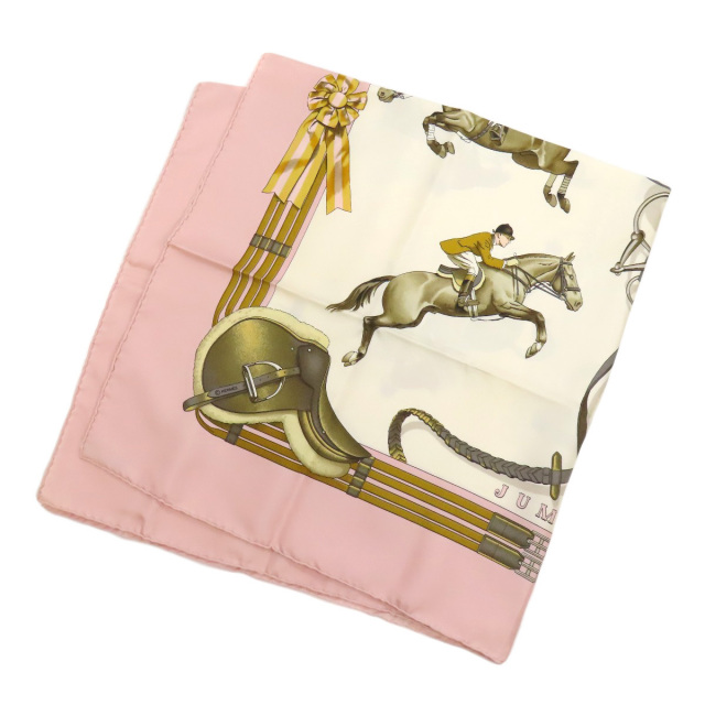 エルメス スカーフ HERMES カレ90 シルク GRAND APPARAT 盛装の馬 馬  