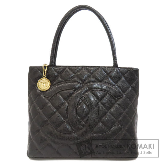 CHANEL シャネル 復刻トート ゴールド金具 トートバッグ キャビア  