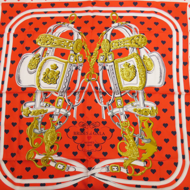 未使用】 HERMES エルメス カレ 90 スカーフ paperole パプロール 馬車  