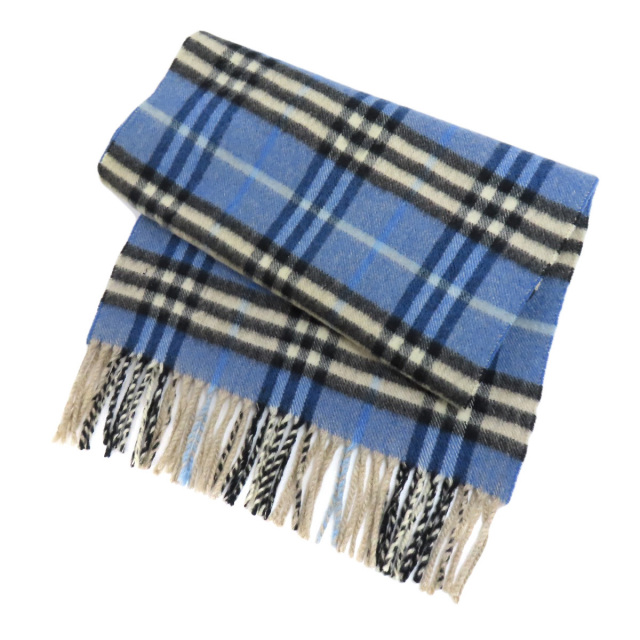 BURBERRY チェック柄マフラー （BURBERRY(バーバリー) / ロゴ刺繍ノバ 