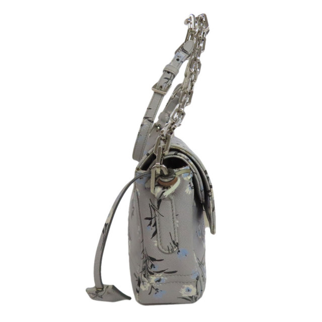 PRADA プラダ フラワーモチーフ ショルダーバッグ PVC レディース