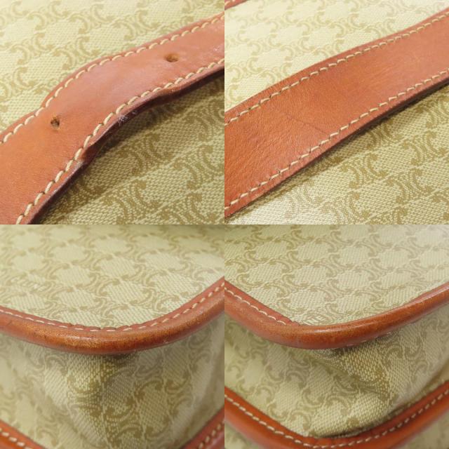 CELINE セリーヌ マカダム柄 ショルダーバッグ PVC レディース