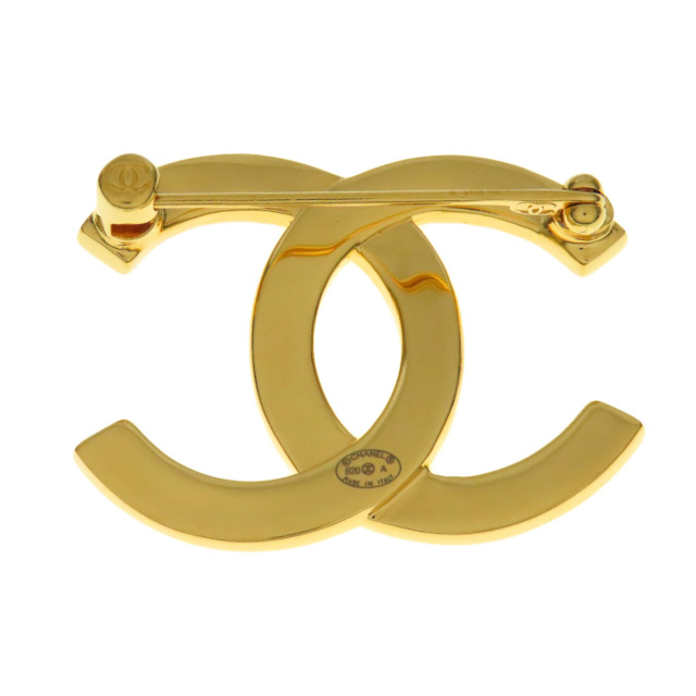 CHANEL シャネル ココマーク ゴールド金具 ブローチ 金属製 レディース